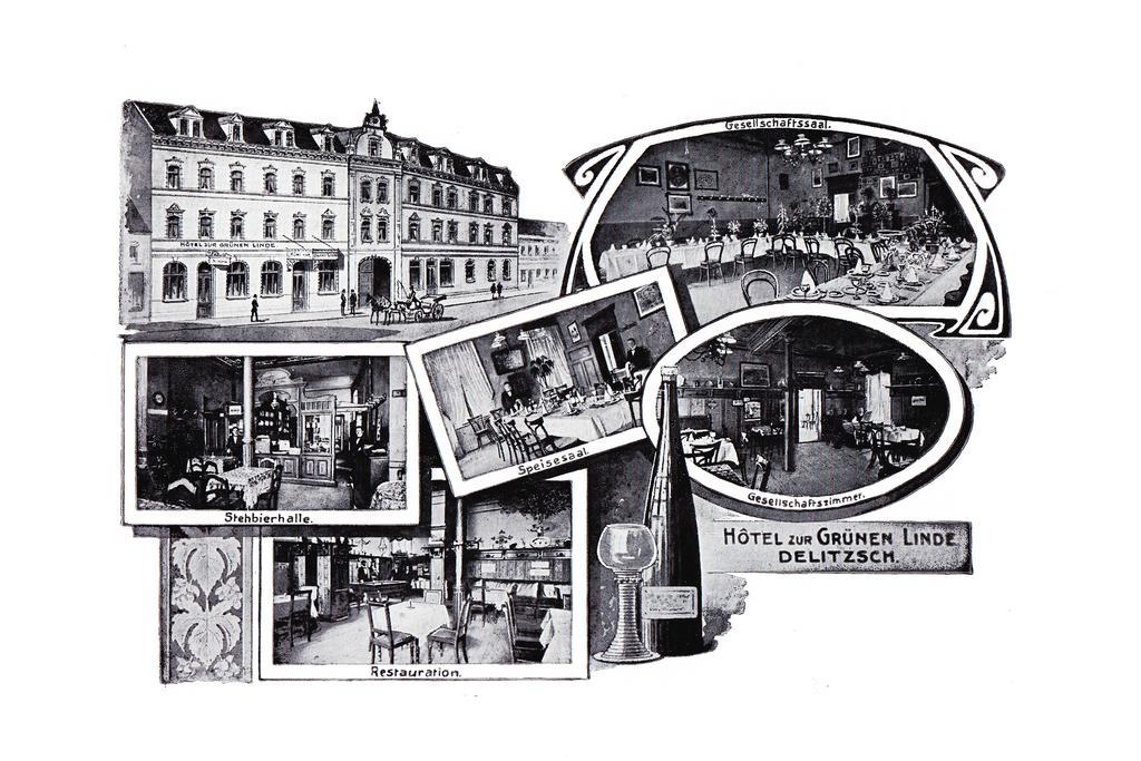 Hotel-Pension Gruene Linde ดีลิทส์ช ภายนอก รูปภาพ